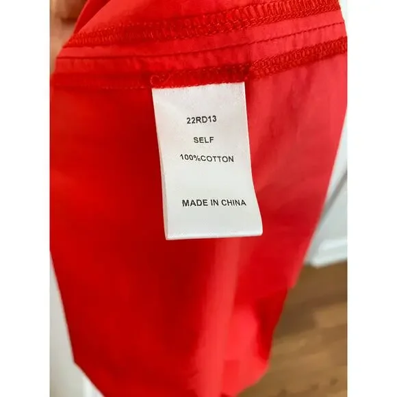 Hunter Bell Palmer Midi Maxi Puff Sleeve Ruffle Dress Cherry Red Tuckernuck - Picture 10 of 11